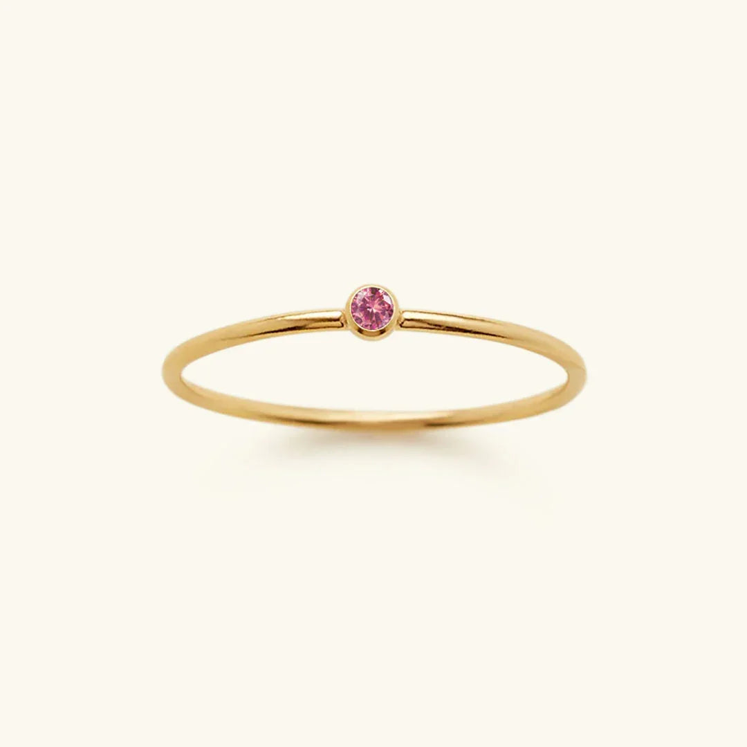 [Gaonasi]Amelia Birthstone Stacker Ring