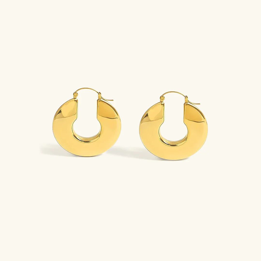 [Gaonasi]Kayleigh Chunky Hoop Earrings