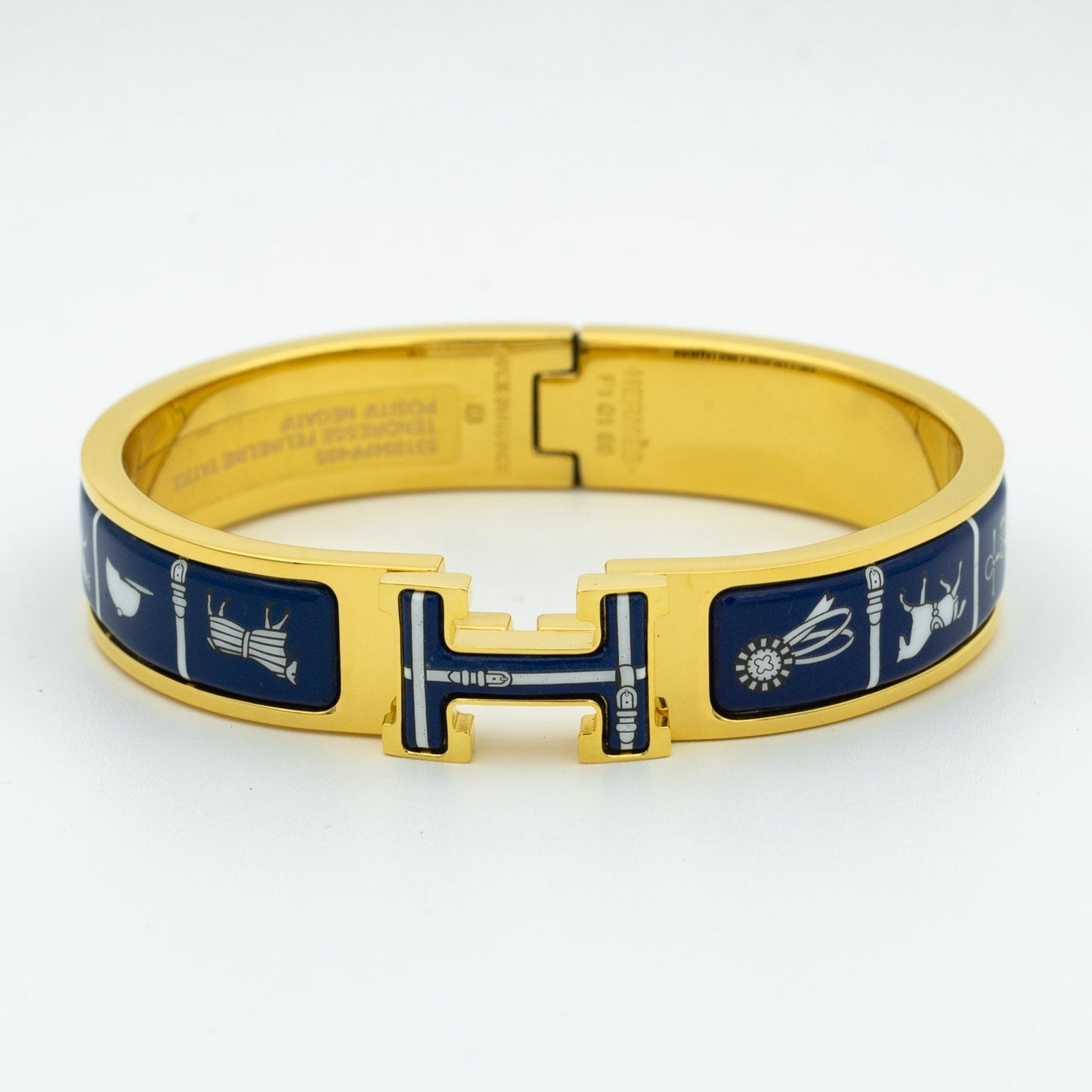 [Gaonasi]H BRACELET BLUE CERAMIC