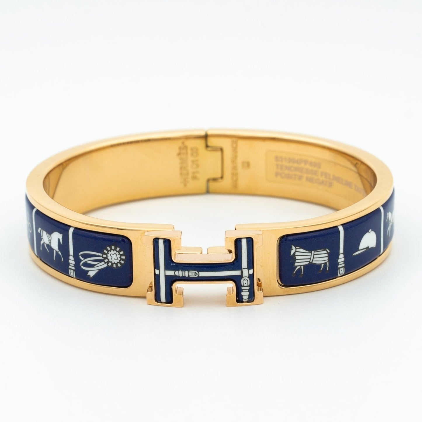 [Gaonasi]H BRACELET BLUE CERAMIC