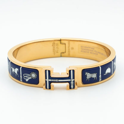 [Gaonasi]H BRACELET BLUE CERAMIC