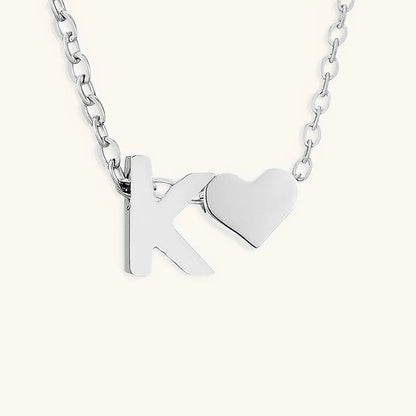 [Gaonasi]Ria Initial Letter Gold Necklace
