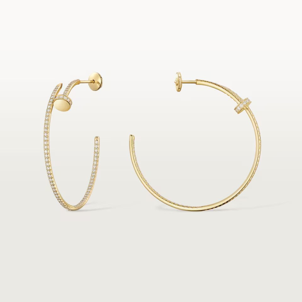 [Gaonasi Jewelry]JUSTE FULL DIAMOND LARGE EARRINGS