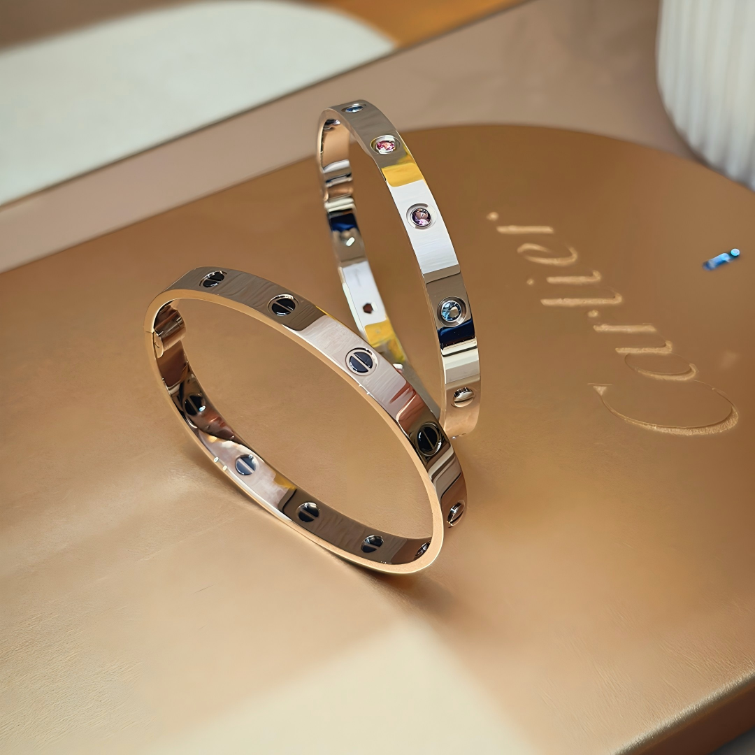 [Okajuri Jewelry]2026 RAINBOW LOVE BRACELET 6.1MM  10 DIAMONDS