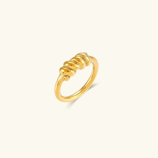 [Gaonasi]Lacrima Gold Ring