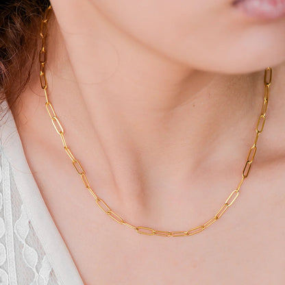 [Gaonasi]Lena Golden Chain Necklace