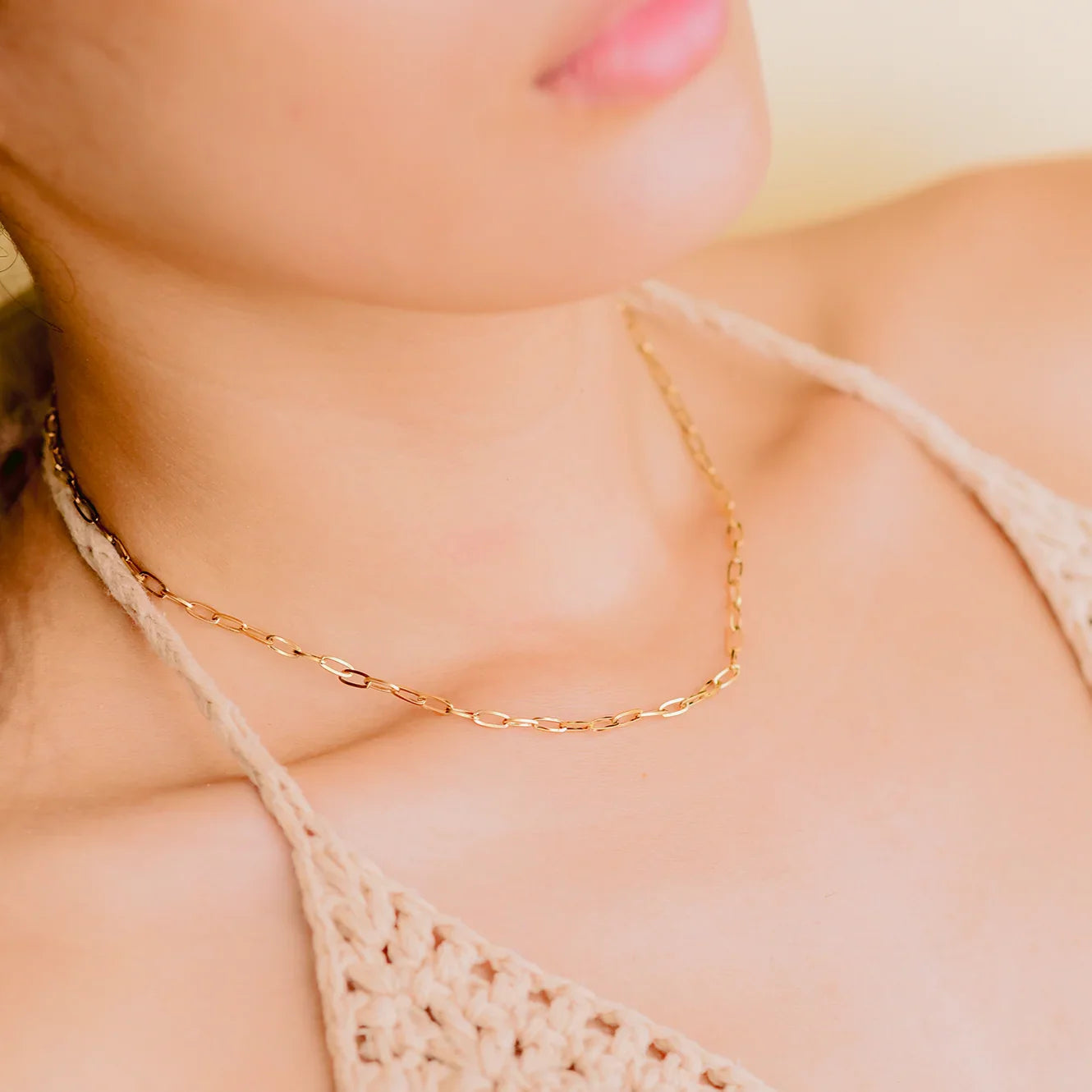 [Gaonasi]Lena Golden Chain Necklace