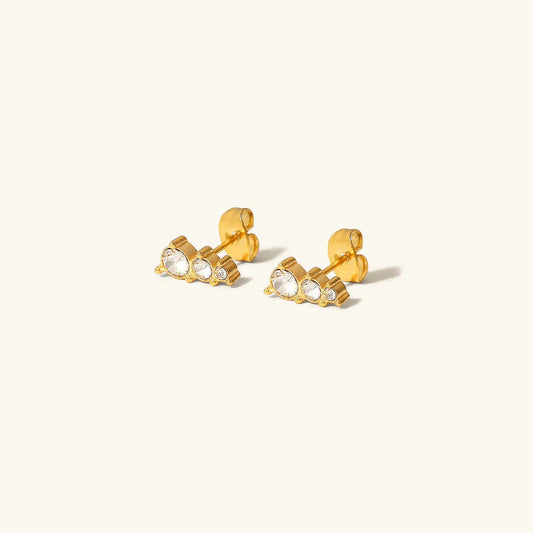 [Gaonasi]Lira Gold Earrings