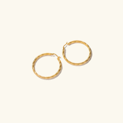 [Gaonasi]Zephy Hoop Earrings
