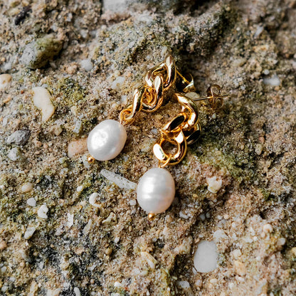 [Gaonasi]Lumina Pearl Earrings