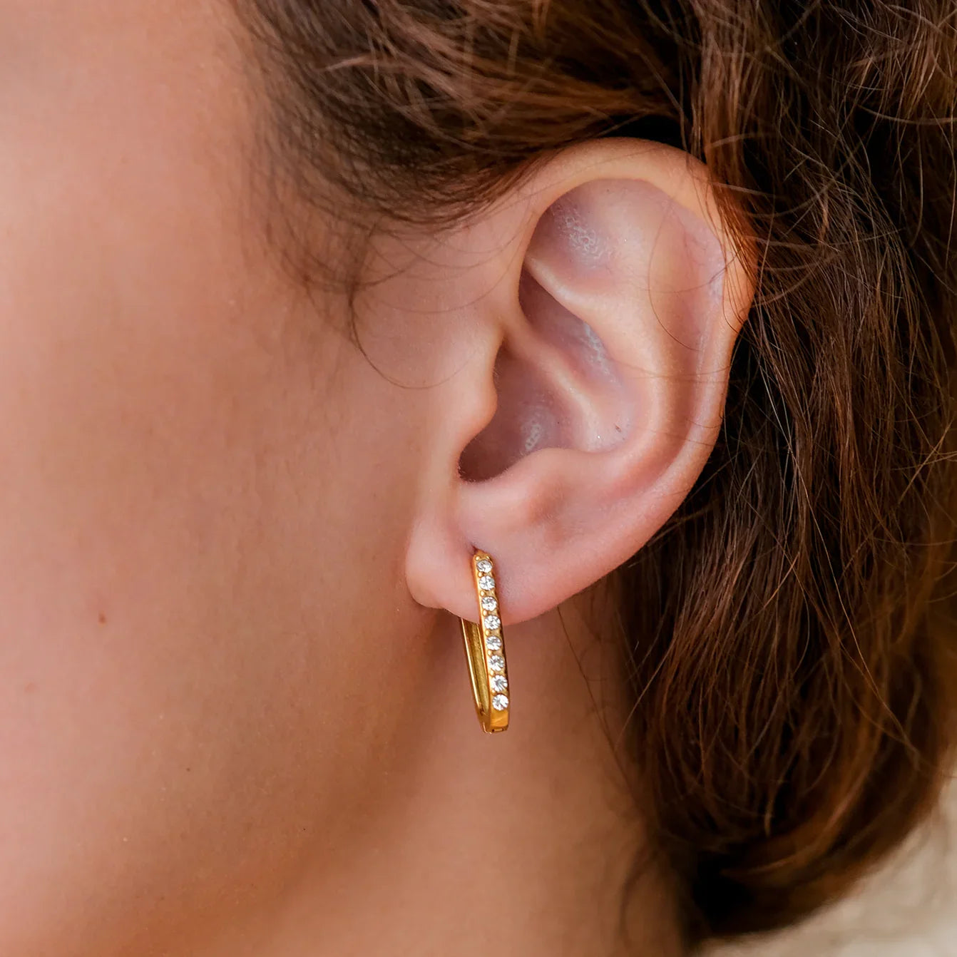 [Gaonasi]Lumiya Hoop Earrings