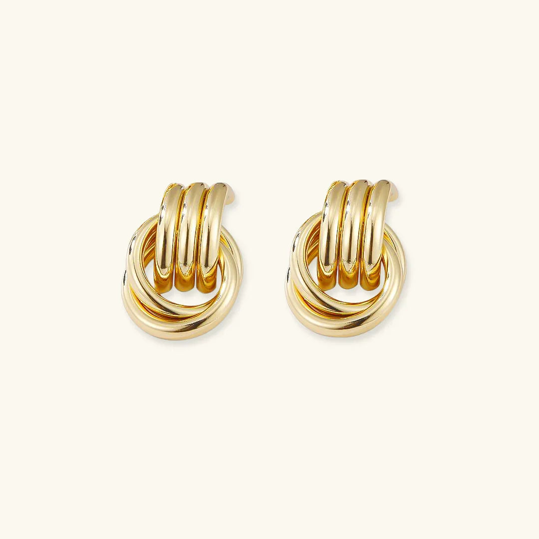 [Gaonasi]Luna Layered Hoop Earrings