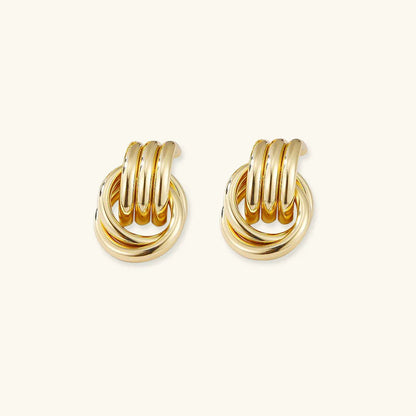 [Gaonasi]Luna Layered Hoop Earrings