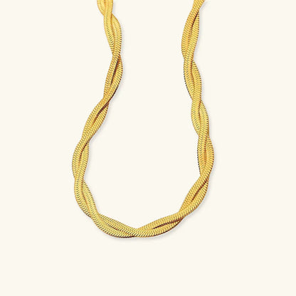 [Gaonasi]Lysa Twisted Chain Necklace