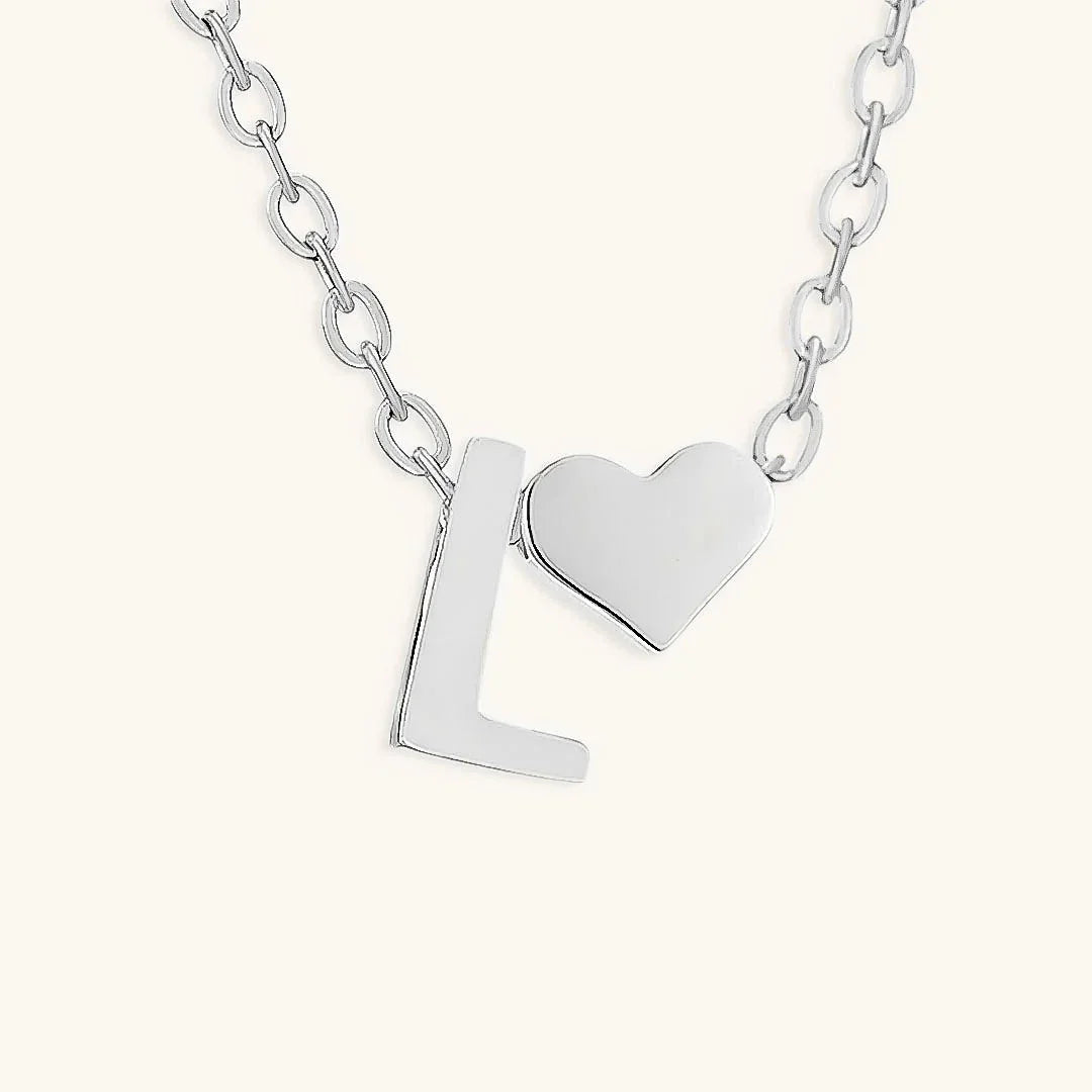 [Gaonasi]Ria Initial Letter Gold Necklace