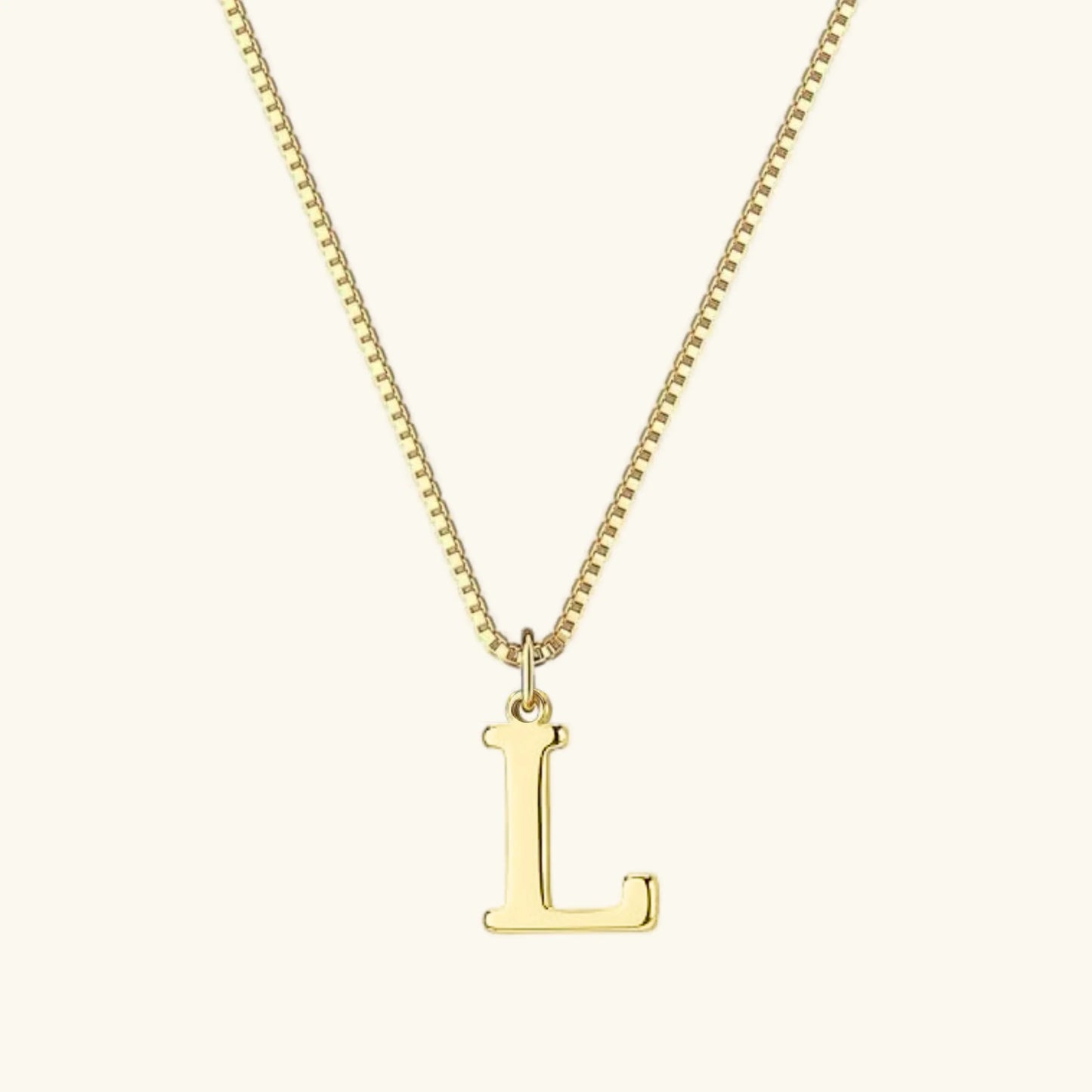 [Gaonasi]Therese Letter Initial Gold Necklace