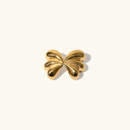 [Gaonasi]Liesel Gold Butterfly Earrings