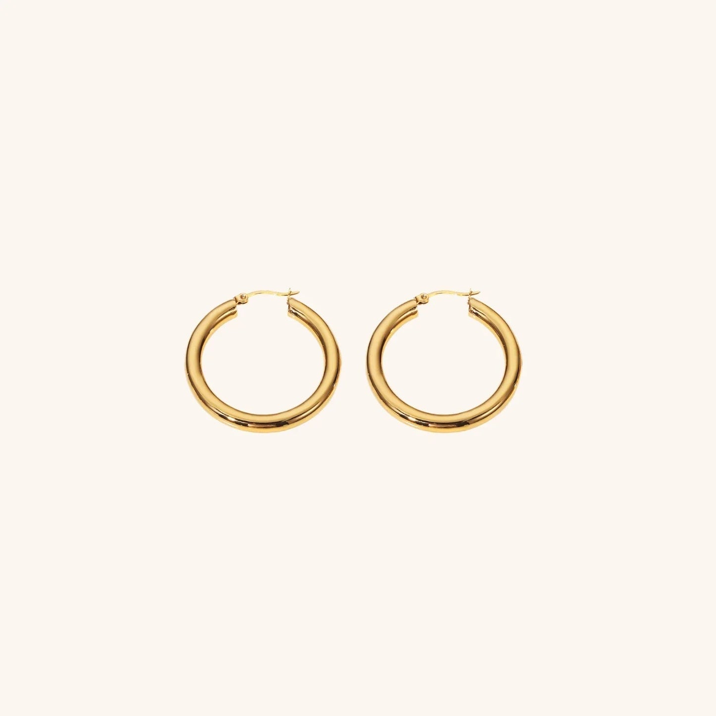 [Gaonasi]Wide Hoop Earrings