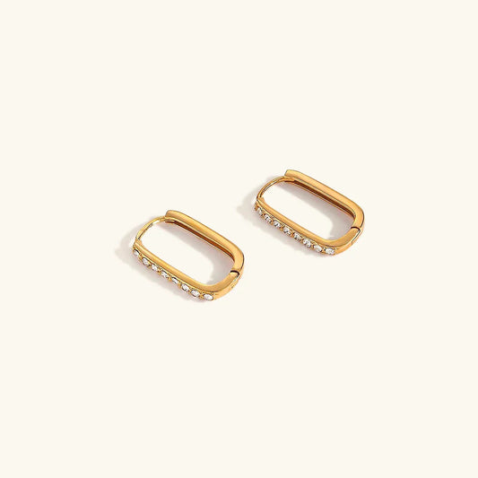 [Gaonasi]Maya Gold Hoop Earrings