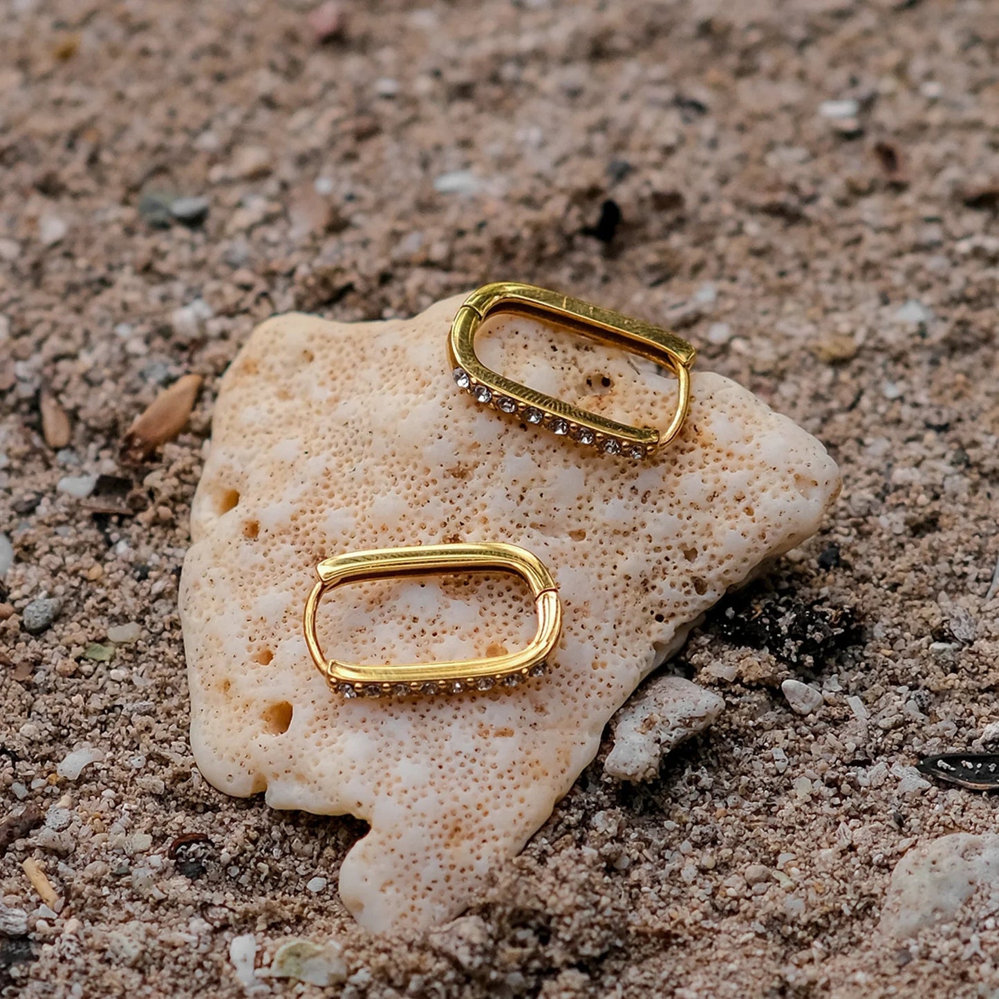 [Gaonasi]Maya Gold Hoop Earrings