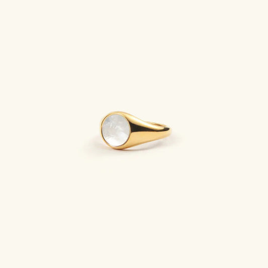 [Gaonasi]Mother Of Pearl Gold Ring