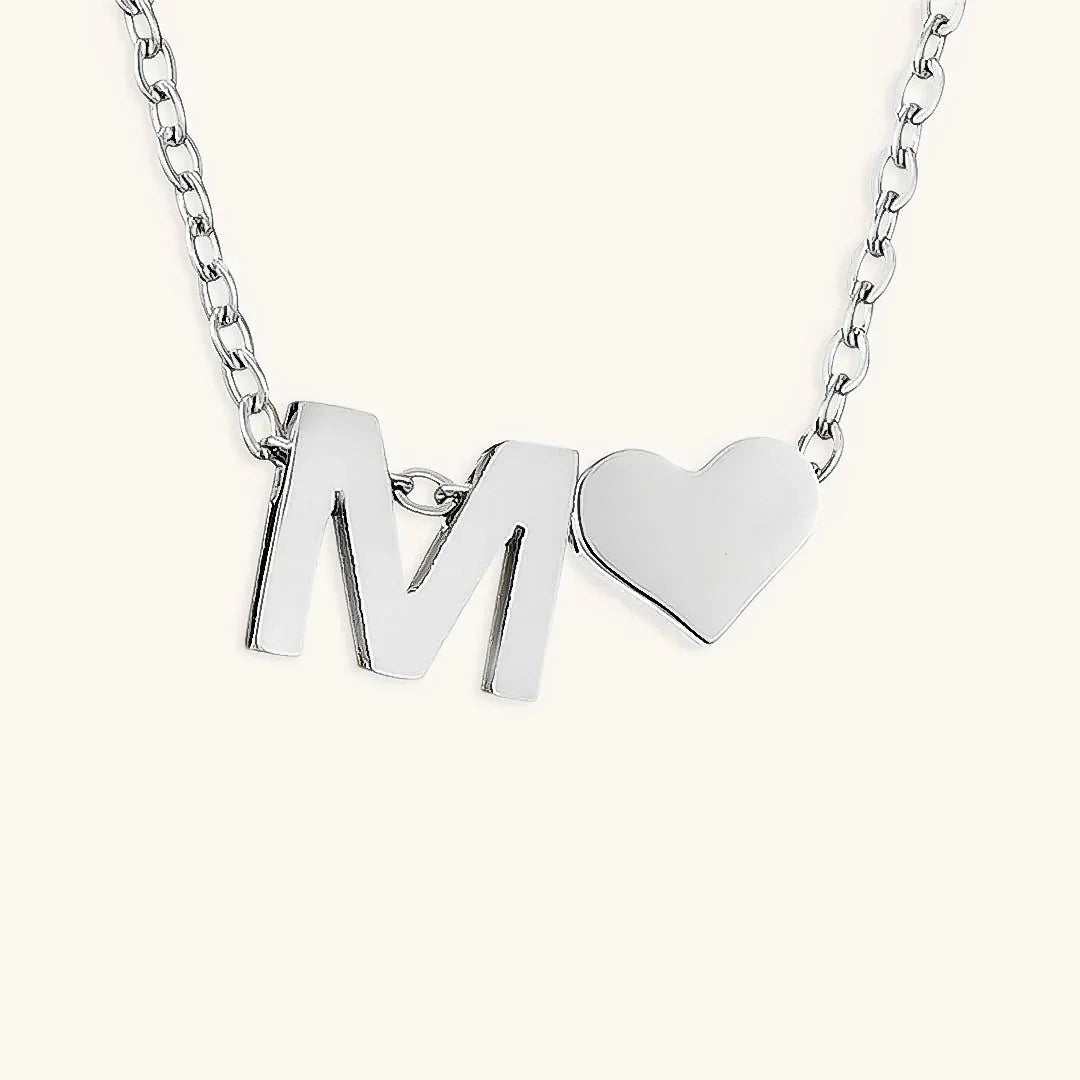 [Gaonasi]Ria Initial Letter Gold Necklace
