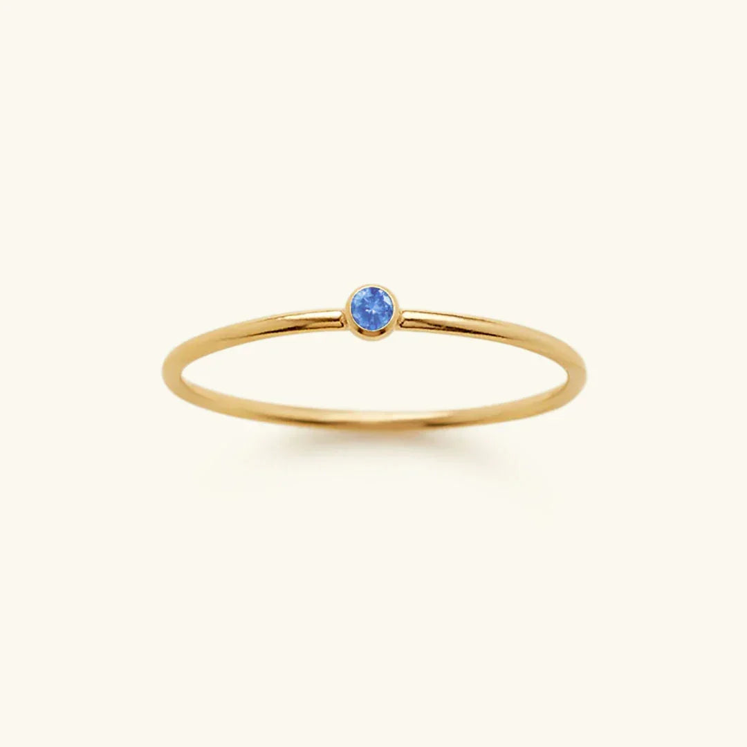 [Gaonasi]Amelia Birthstone Stacker Ring