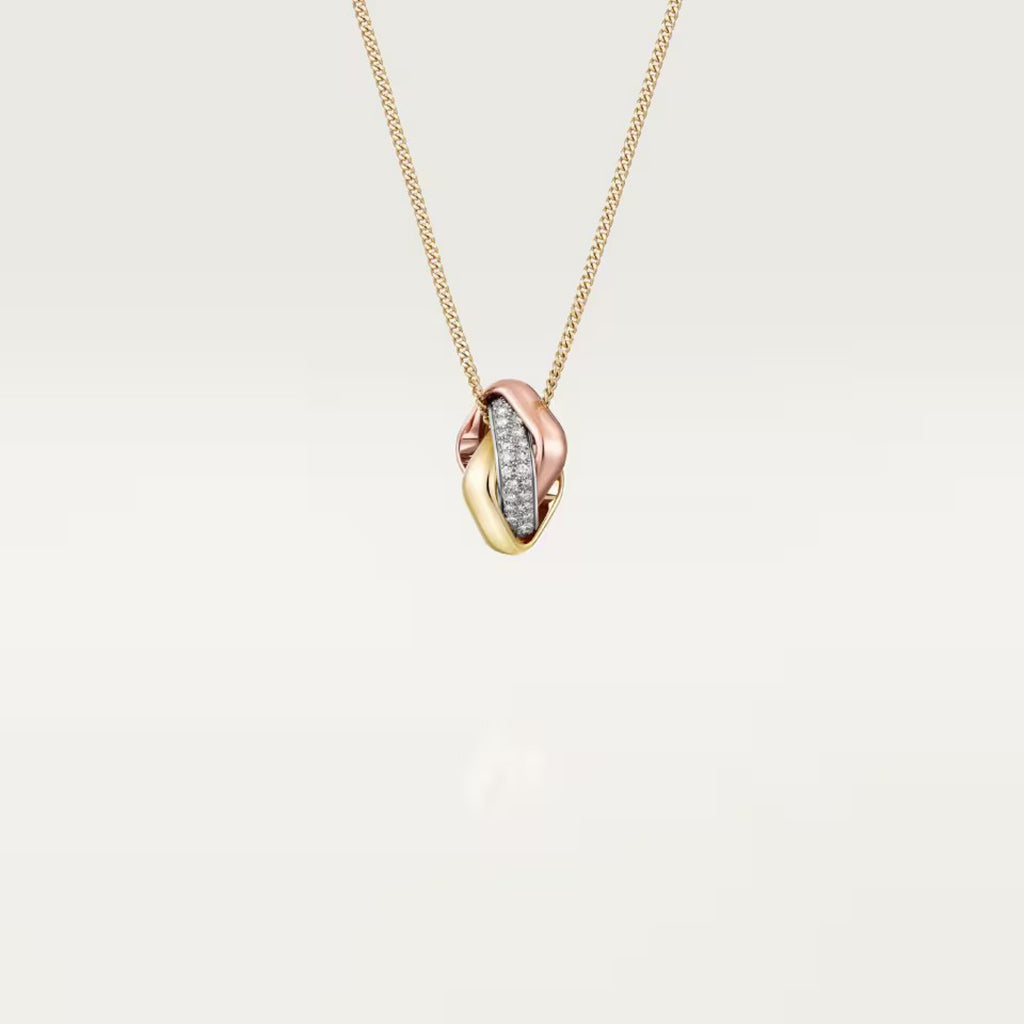 [Gaonasi Jewelry]TRINITY CUSHION NECKLACE COLLECTION