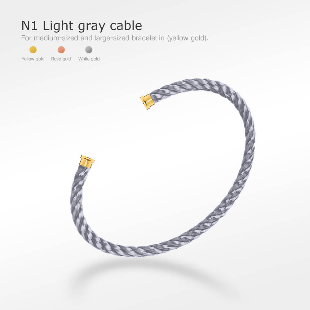 [Gaonasi]FORCE SERIES BRACELET CABLES 50 CHOICES (DIY SELECTION)