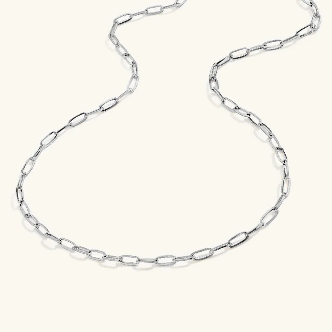 [Gaonasi]Nadia Paperclip Chain Necklace