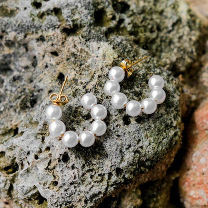 [Gaonasi]Nina Pearl Earrings