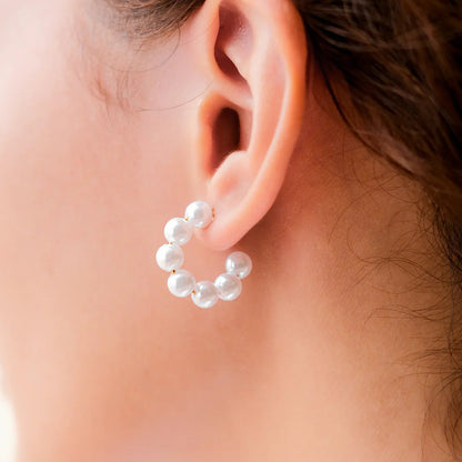 [Gaonasi]Nina Pearl Earrings