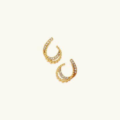 [Gaonasi]Nola Gold Earrings