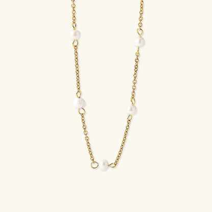 [Gaonasi]Nora Gold Pearl Necklace