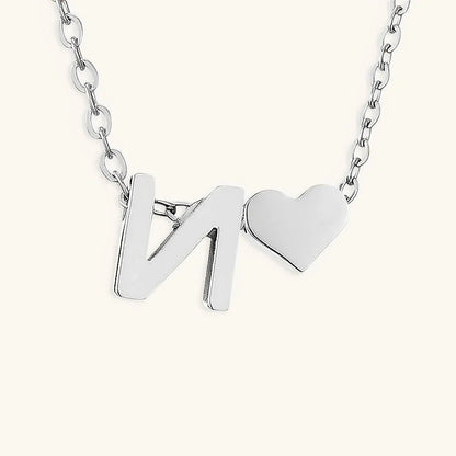 [Gaonasi]Ria Initial Letter Gold Necklace