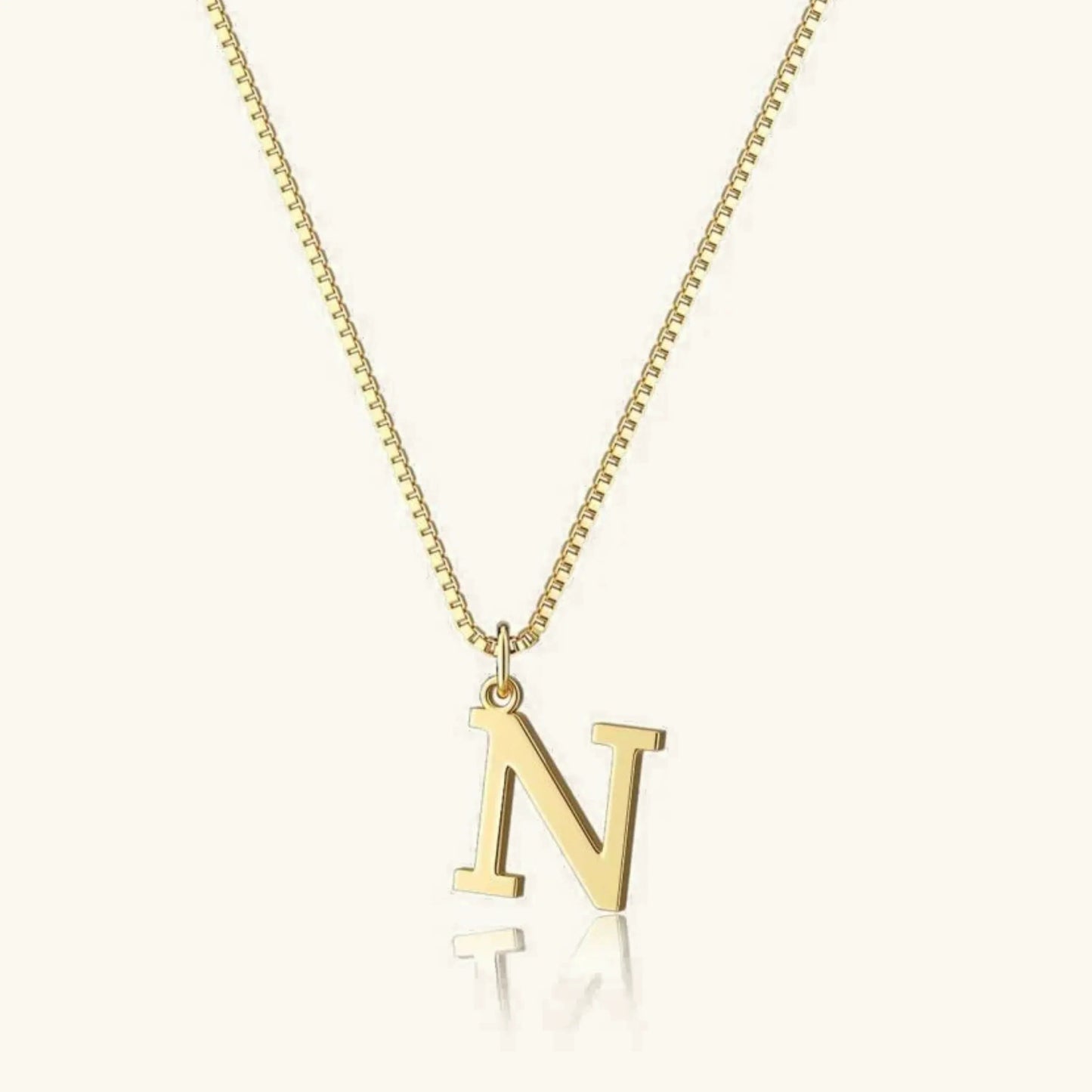 [Gaonasi]Therese Letter Initial Gold Necklace