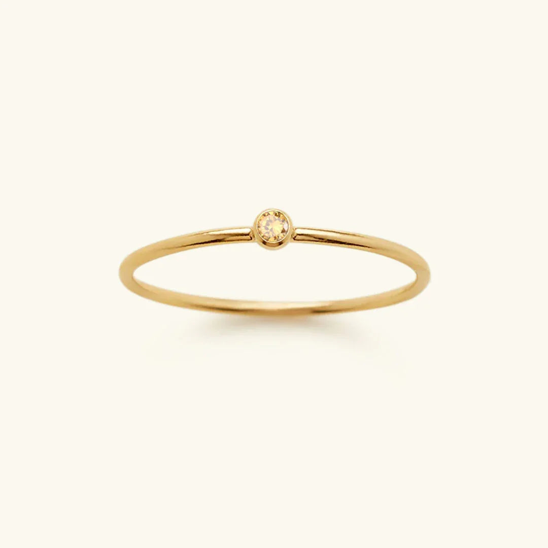 [Gaonasi]Amelia Birthstone Stacker Ring