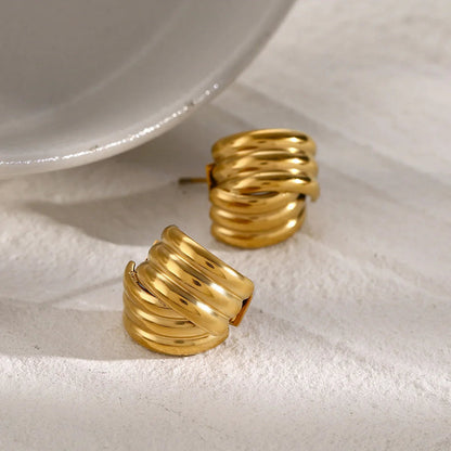 [Gaonasi]Avalon Gold Earrings