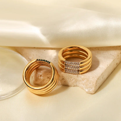 [Gaonasi]Serenity Diamond Gold Ring