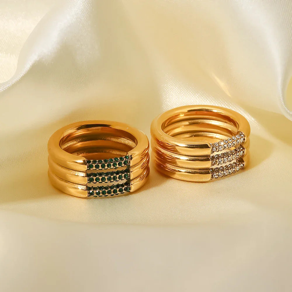 [Gaonasi]Serenity Diamond Gold Ring