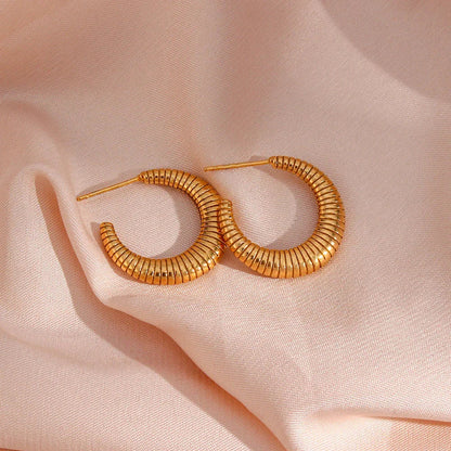 [Gaonasi]Bailey Hoop Earrings