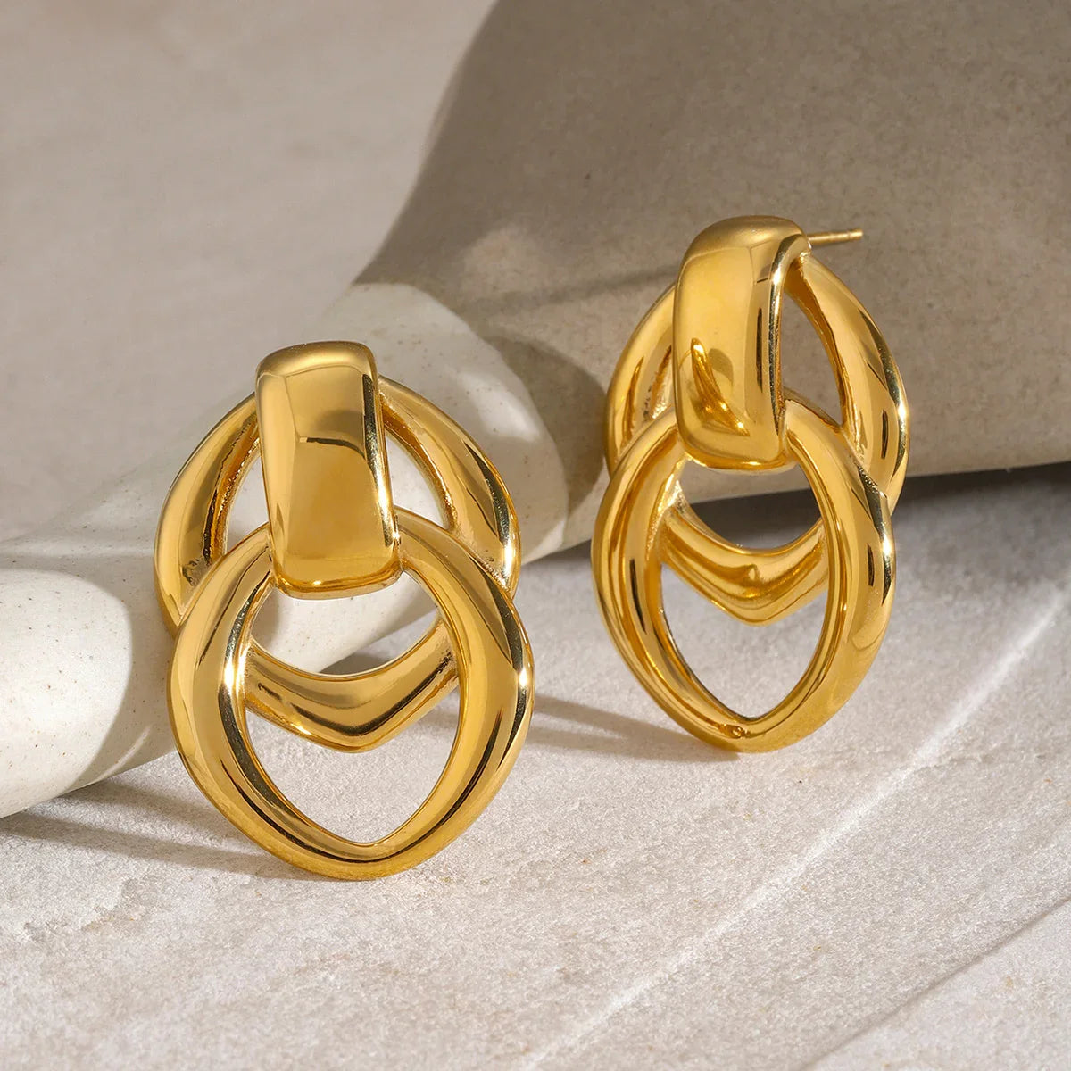 [Gaonasi]Zoey Gold Earrings