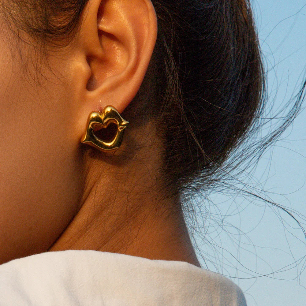 [Gaonasi]Odessa Gold Earrings