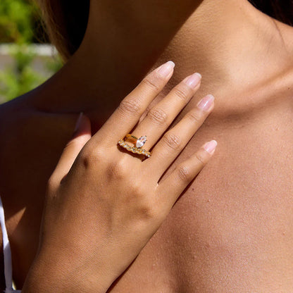 [Gaonasi]Calina Marquise Diamond Ring