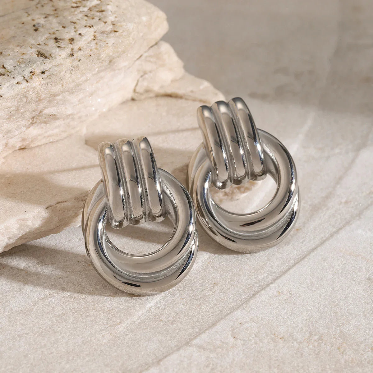 [Gaonasi]Luna Layered Hoop Earrings