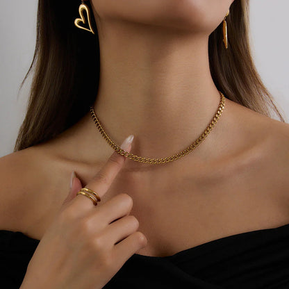 [Gaonasi]Ysolde Gold Chain Necklace