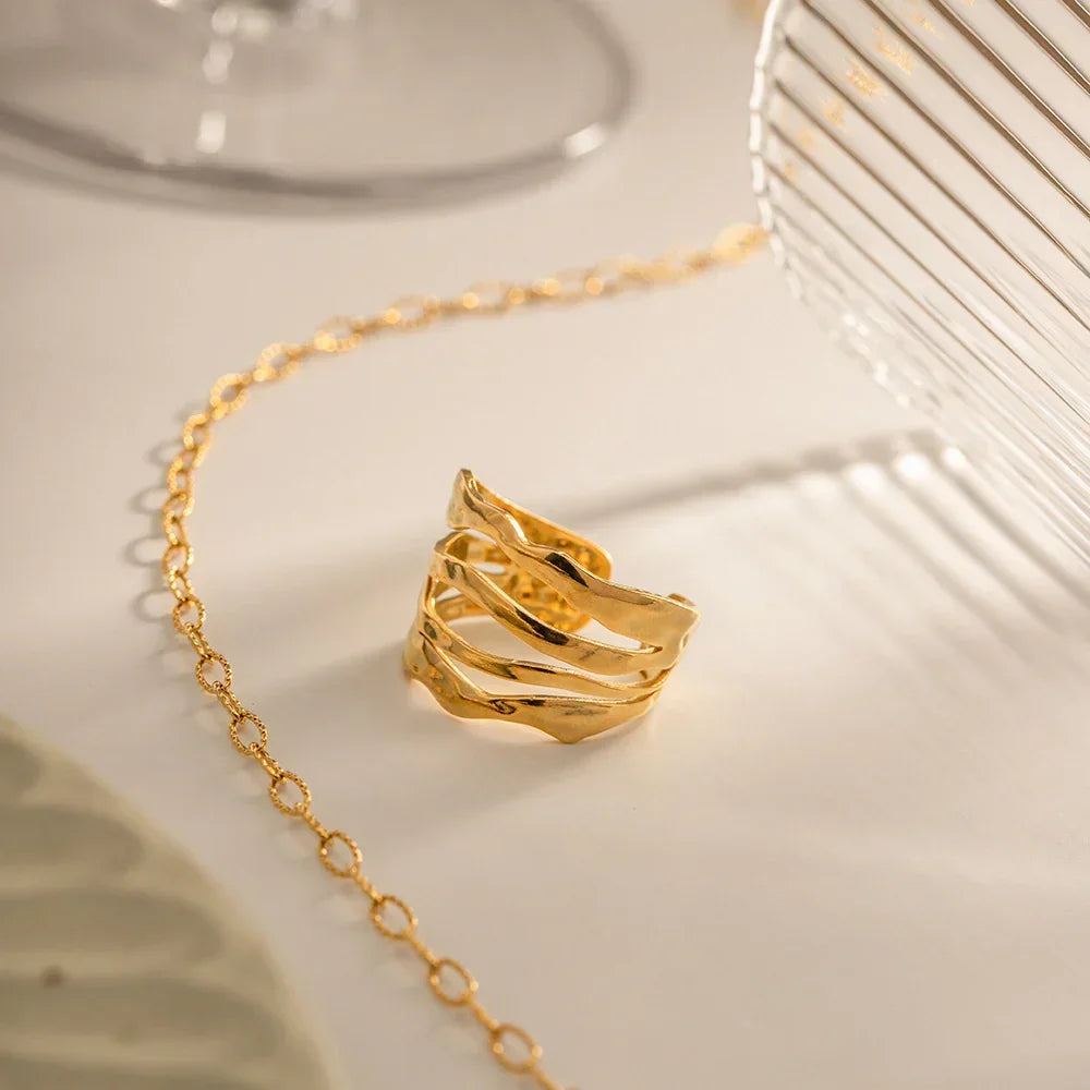 [Gaonasi]Cass Gold Ring