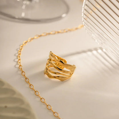 [Gaonasi]Cass Gold Ring