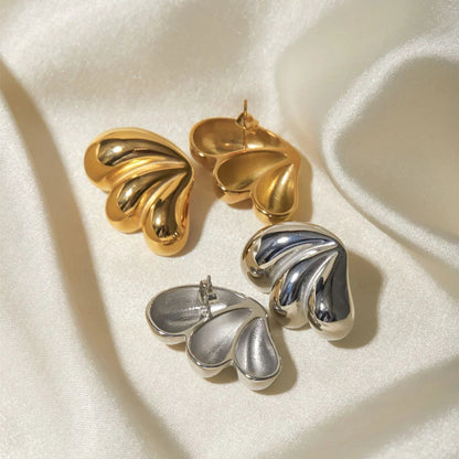 [Gaonasi]Liesel Gold Butterfly Earrings
