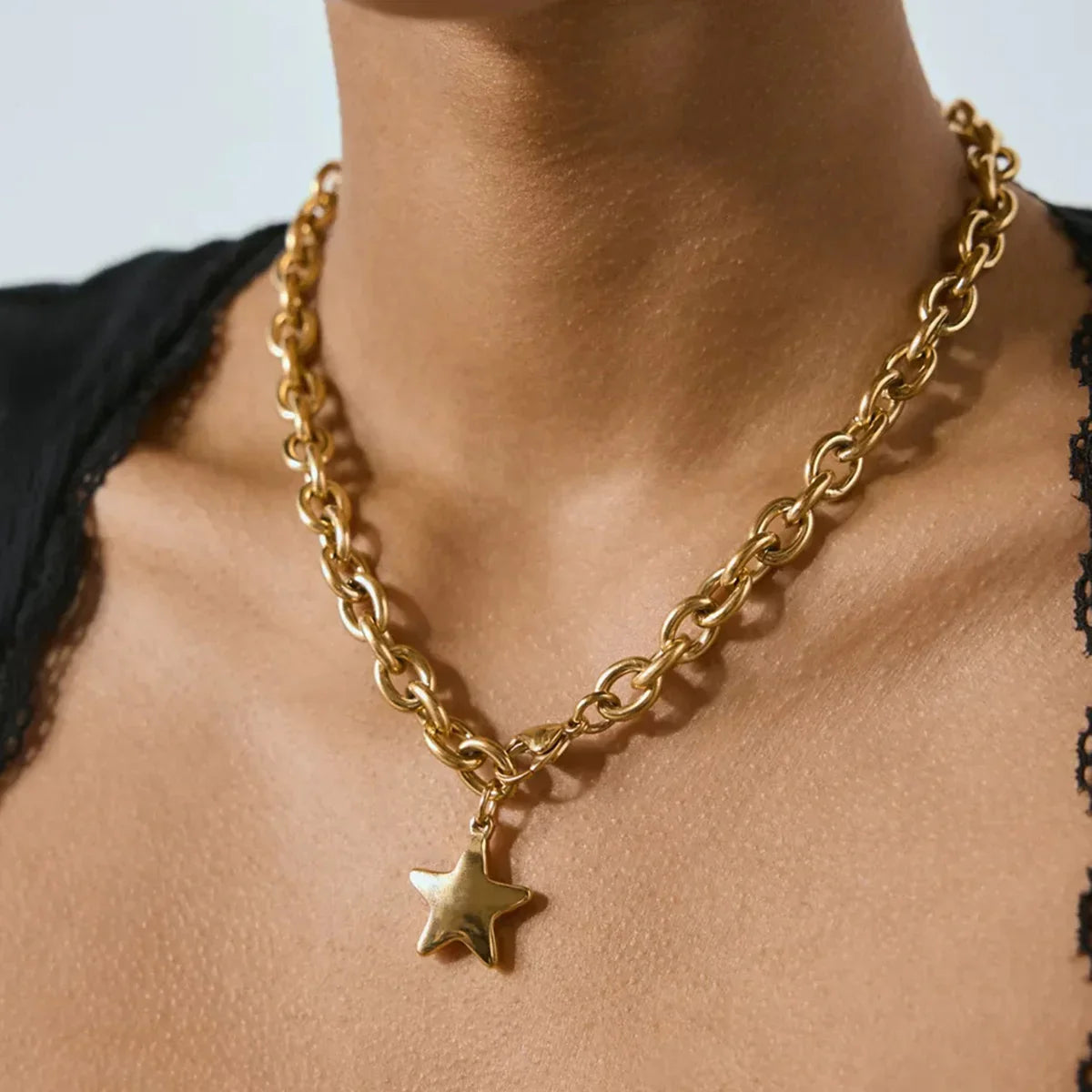 [Gaonasi]Stellaria Gold Star Pendant